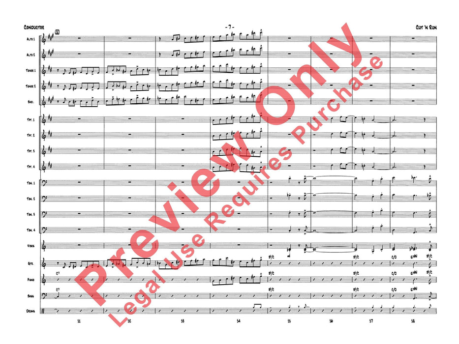 Cut 'n Run 總譜 | 小雅音樂 Hsiaoya Music