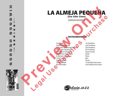 La Almeja Pequeño (The Little Clam) 總譜 | 小雅音樂 Hsiaoya Music