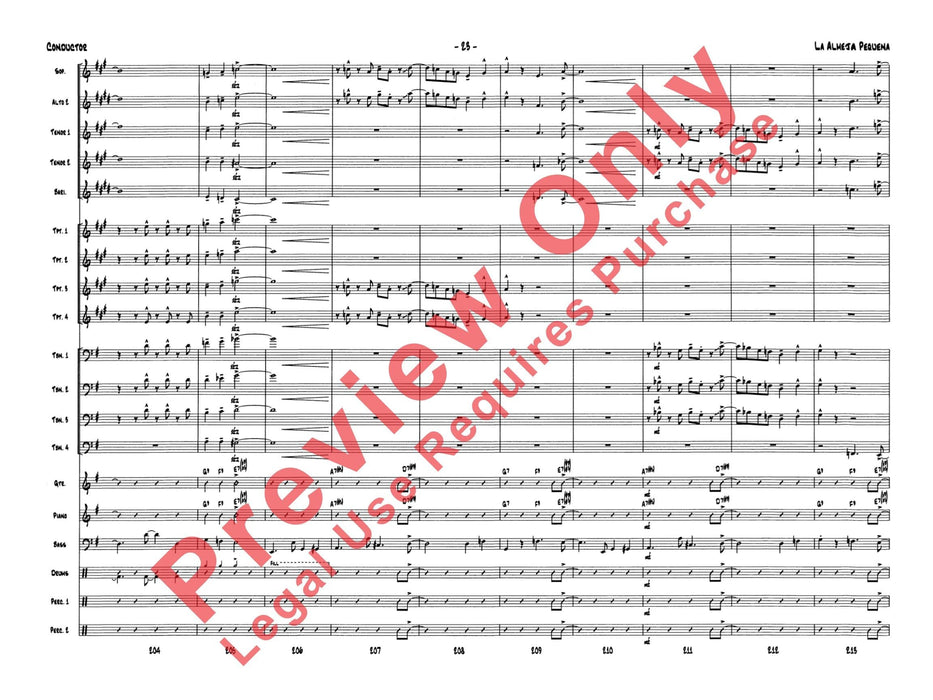 La Almeja Pequeño (The Little Clam) 總譜 | 小雅音樂 Hsiaoya Music