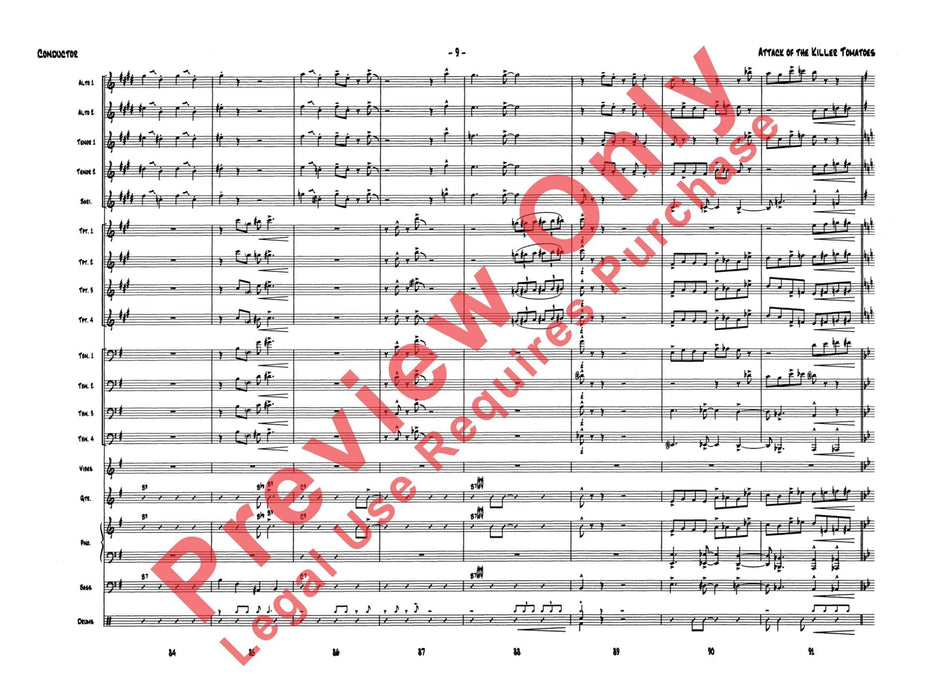 Attack of the Killer Tomatoes 總譜 | 小雅音樂 Hsiaoya Music