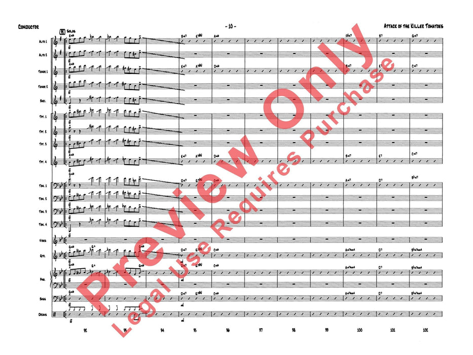 Attack of the Killer Tomatoes 總譜 | 小雅音樂 Hsiaoya Music