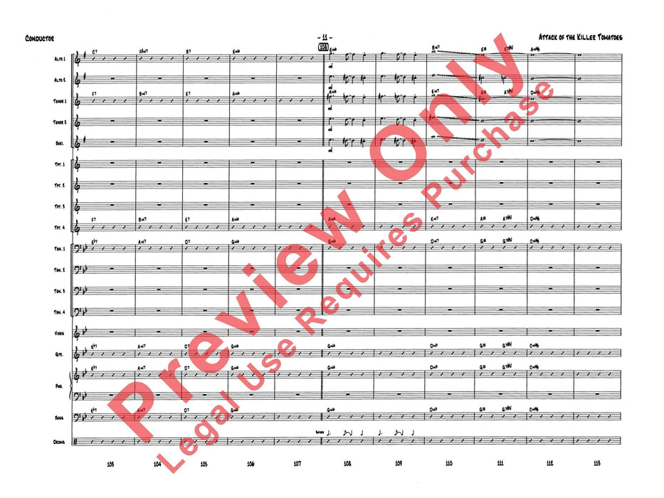 Attack of the Killer Tomatoes 總譜 | 小雅音樂 Hsiaoya Music