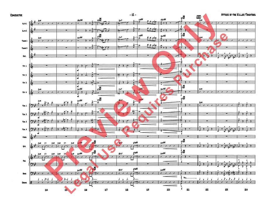 Attack of the Killer Tomatoes 總譜 | 小雅音樂 Hsiaoya Music