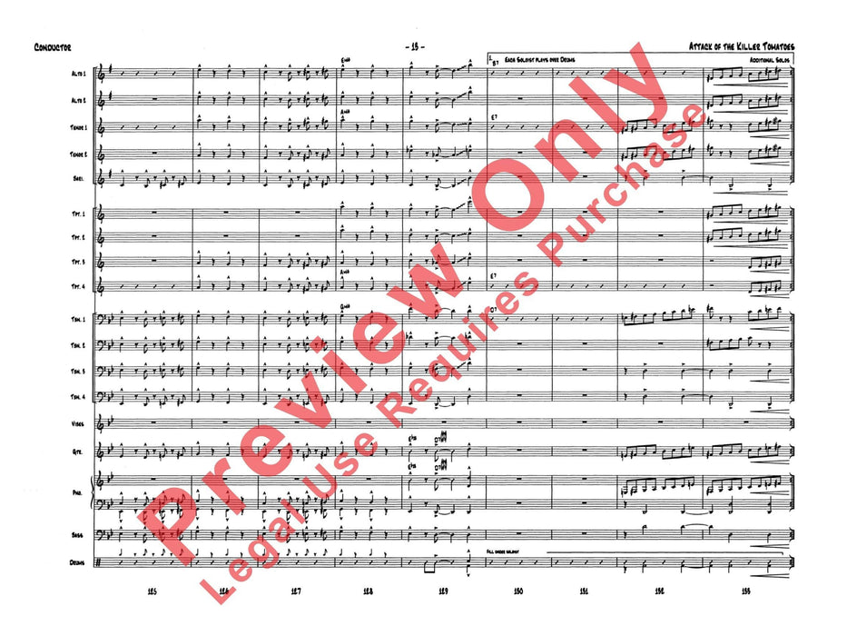 Attack of the Killer Tomatoes 總譜 | 小雅音樂 Hsiaoya Music