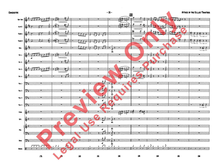 Attack of the Killer Tomatoes 總譜 | 小雅音樂 Hsiaoya Music