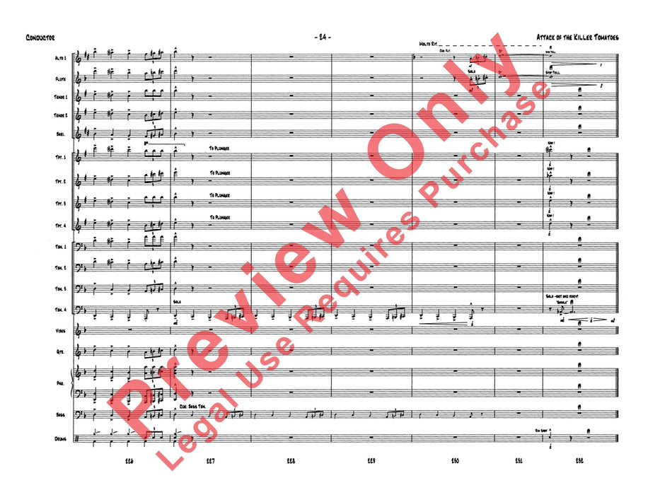 Attack of the Killer Tomatoes 總譜 | 小雅音樂 Hsiaoya Music