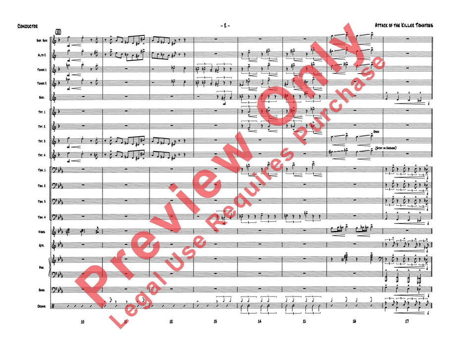 Attack of the Killer Tomatoes 總譜 | 小雅音樂 Hsiaoya Music