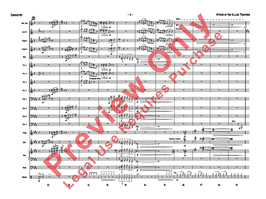 Attack of the Killer Tomatoes 總譜 | 小雅音樂 Hsiaoya Music