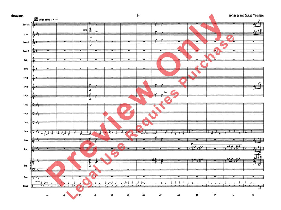 Attack of the Killer Tomatoes 總譜 | 小雅音樂 Hsiaoya Music