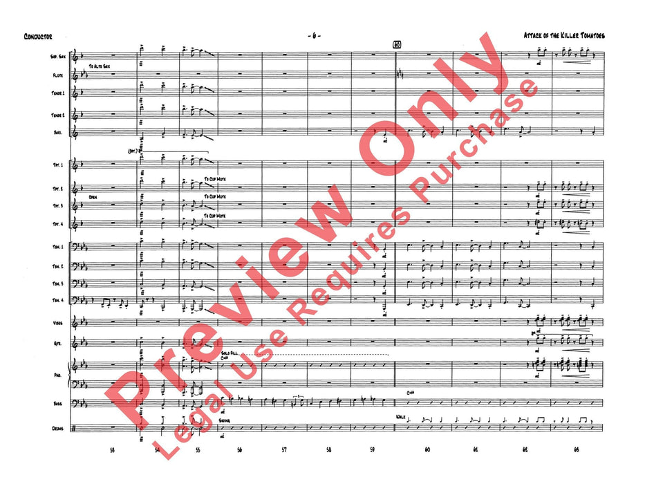 Attack of the Killer Tomatoes 總譜 | 小雅音樂 Hsiaoya Music