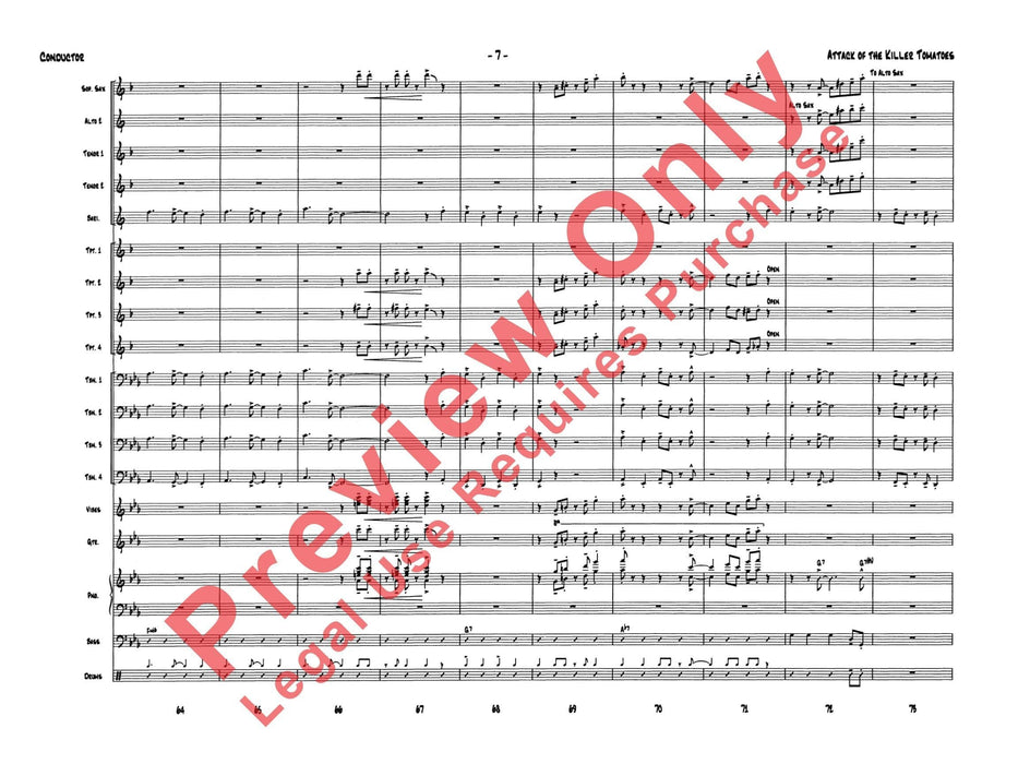 Attack of the Killer Tomatoes 總譜 | 小雅音樂 Hsiaoya Music