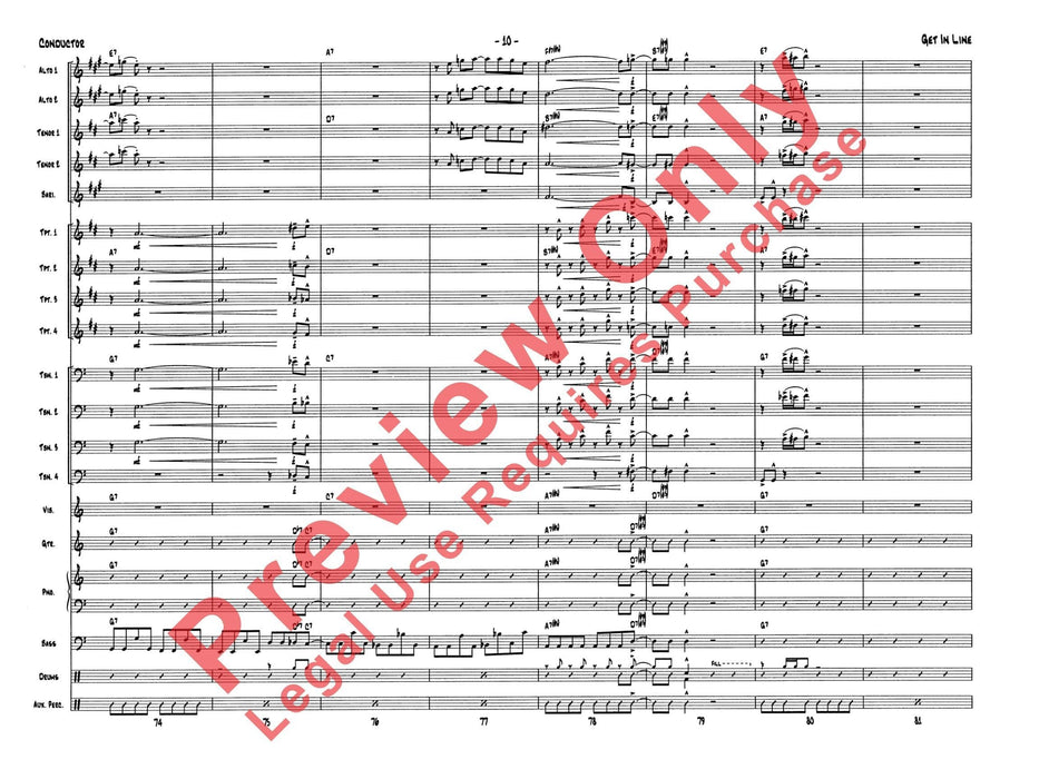 Get in Line 總譜 | 小雅音樂 Hsiaoya Music