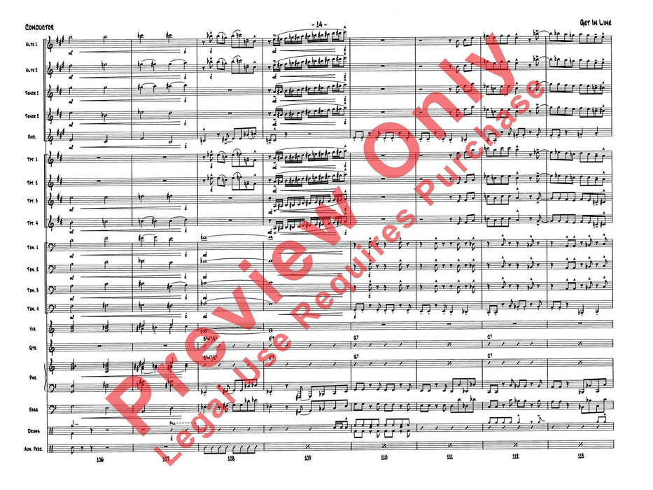 Get in Line 總譜 | 小雅音樂 Hsiaoya Music