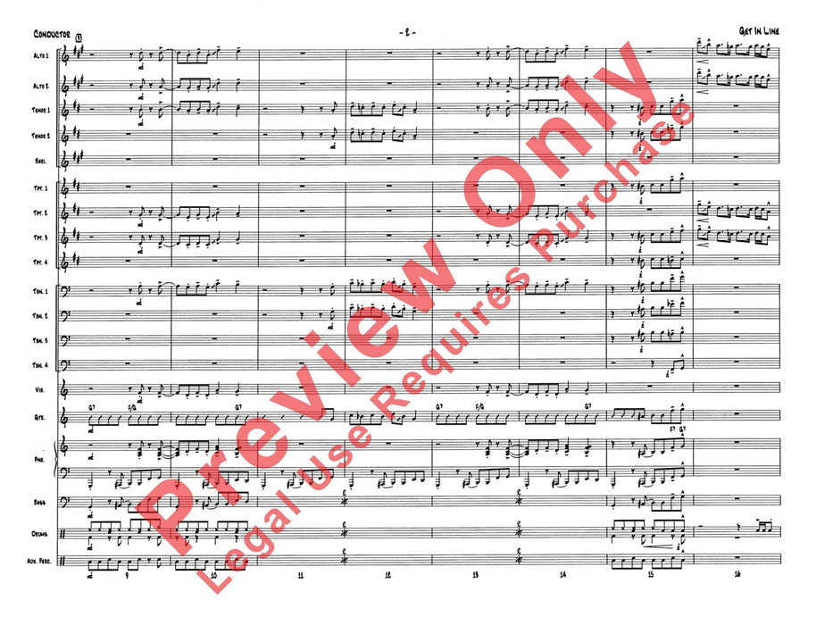 Get in Line 總譜 | 小雅音樂 Hsiaoya Music