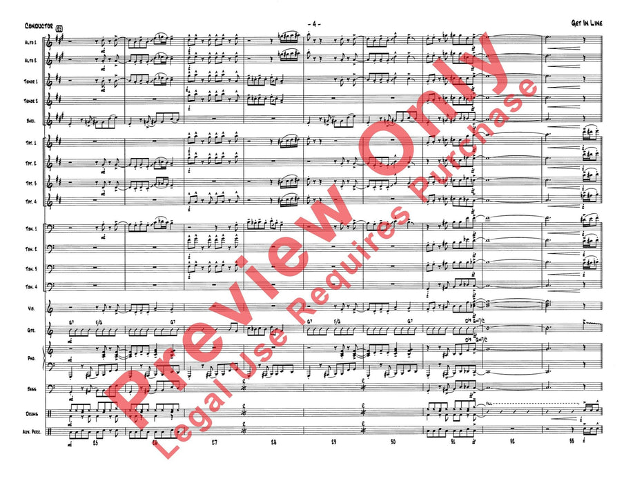 Get in Line 總譜 | 小雅音樂 Hsiaoya Music