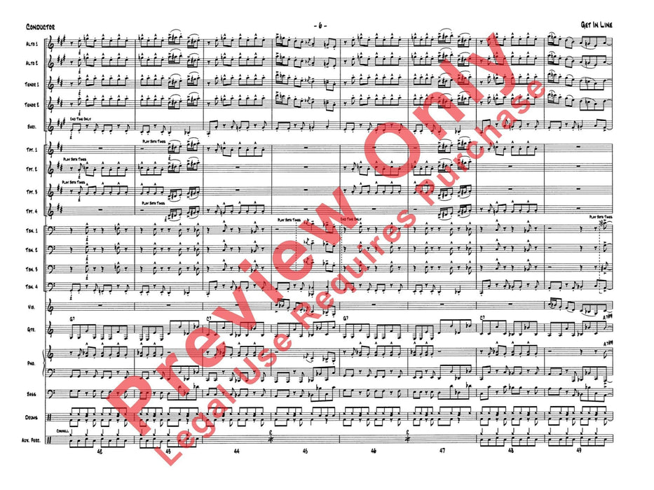 Get in Line 總譜 | 小雅音樂 Hsiaoya Music