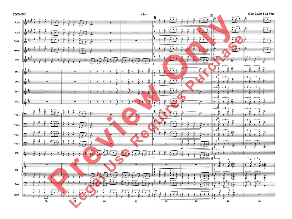 Blue Rondo a la Turk 迴旋曲 總譜 | 小雅音樂 Hsiaoya Music