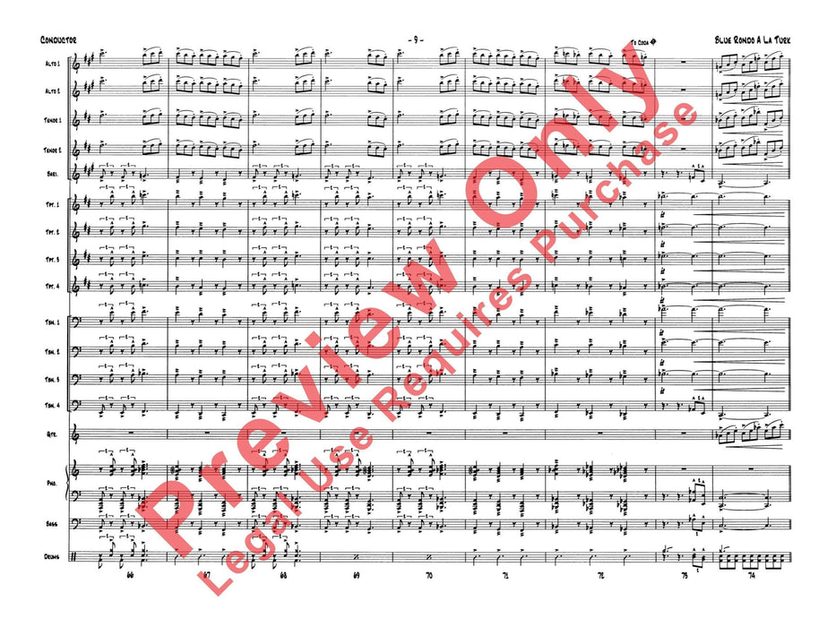 Blue Rondo a la Turk 迴旋曲 總譜 | 小雅音樂 Hsiaoya Music