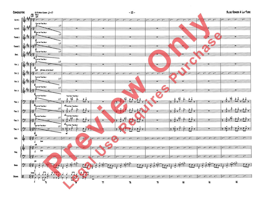 Blue Rondo a la Turk 迴旋曲 總譜 | 小雅音樂 Hsiaoya Music