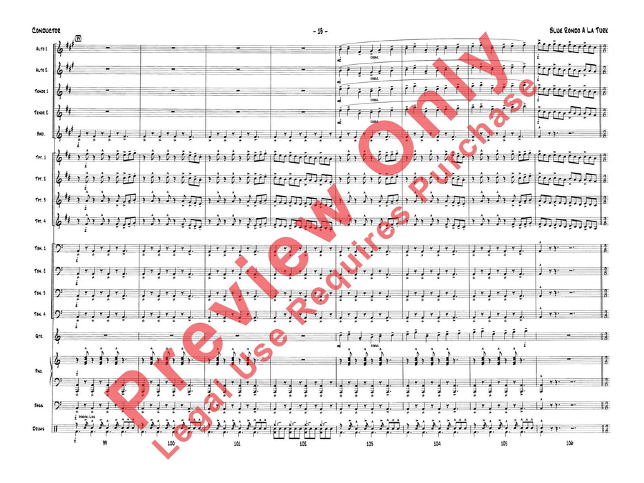 Blue Rondo a la Turk 迴旋曲 總譜 | 小雅音樂 Hsiaoya Music