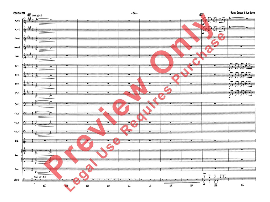 Blue Rondo a la Turk 迴旋曲 總譜 | 小雅音樂 Hsiaoya Music