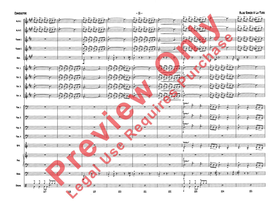 Blue Rondo a la Turk 迴旋曲 總譜 | 小雅音樂 Hsiaoya Music