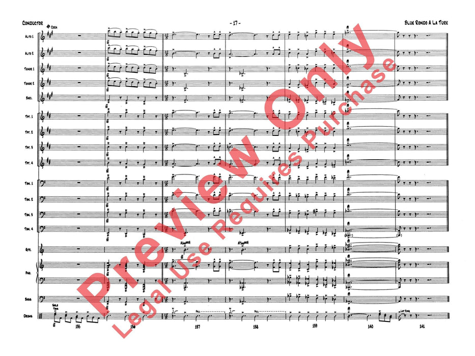 Blue Rondo a la Turk 迴旋曲 總譜 | 小雅音樂 Hsiaoya Music