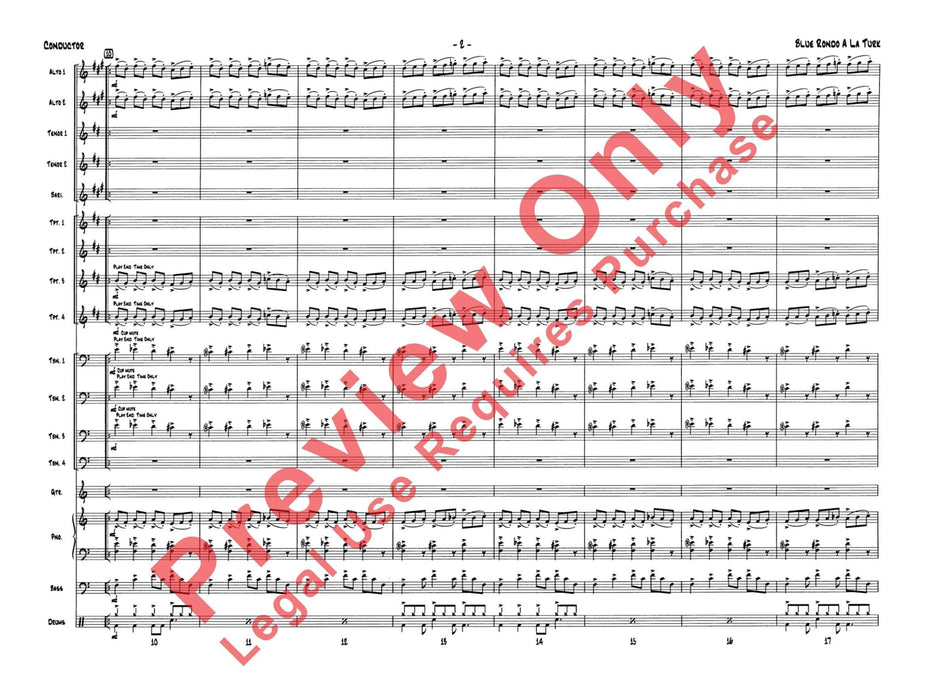 Blue Rondo a la Turk 迴旋曲 總譜 | 小雅音樂 Hsiaoya Music