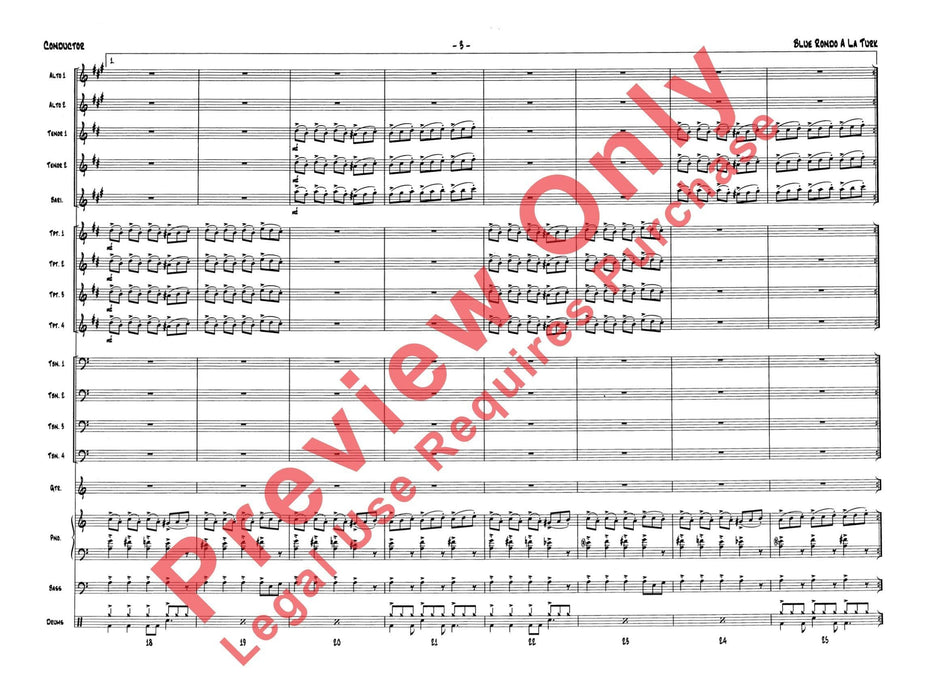 Blue Rondo a la Turk 迴旋曲 總譜 | 小雅音樂 Hsiaoya Music