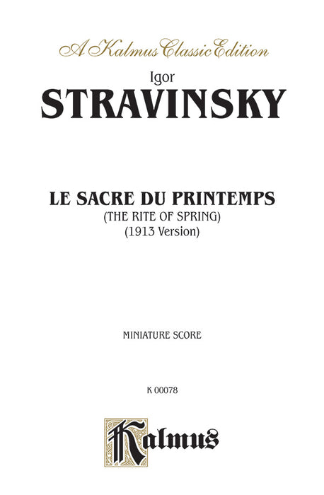Le Sacre du Printemps (The Rite of Spring) 斯特拉溫斯基伊果 春天 | 小雅音樂 Hsiaoya Music