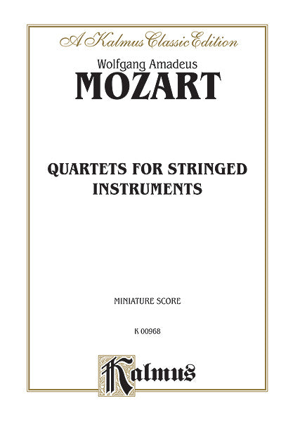 String Quartets: K. 80, 155, 156, 157, 158, 159, 160, 168, 169, 170, 171, 172, 173 莫札特 弦樂 四重奏 | 小雅音樂 Hsiaoya Music
