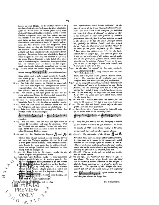 Rinaldo (1711), An Opera in Three Acts (First Version) 韓德爾 李納多 歌劇 | 小雅音樂 Hsiaoya Music