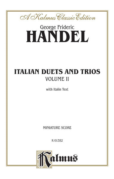 Italian Duets and Trios, Volume II 韓德爾 二重奏 三重奏 | 小雅音樂 Hsiaoya Music