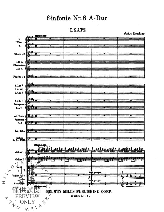 Symphony No. 6 布魯克納 交響曲 | 小雅音樂 Hsiaoya Music