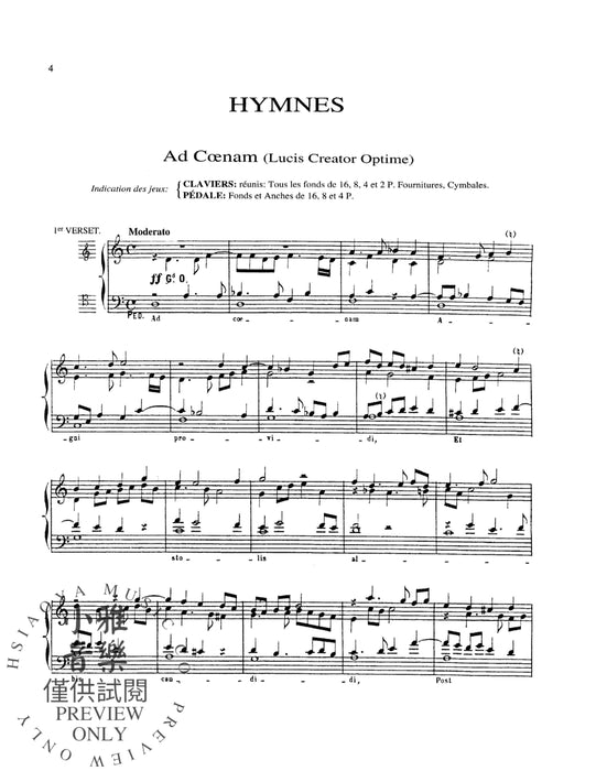 Organ Works Hymns, Magnificats of the 1st through 8th Tone 管風琴 | 小雅音樂 Hsiaoya Music