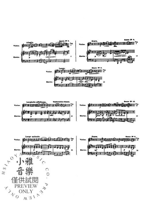 Seven Sonatas 塔悌尼 奏鳴曲 | 小雅音樂 Hsiaoya Music