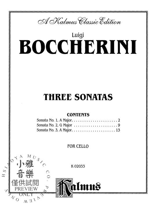 Three Sonatas for Cello and Piano 玻凱利尼 奏鳴曲 大提琴 鋼琴 | 小雅音樂 Hsiaoya Music