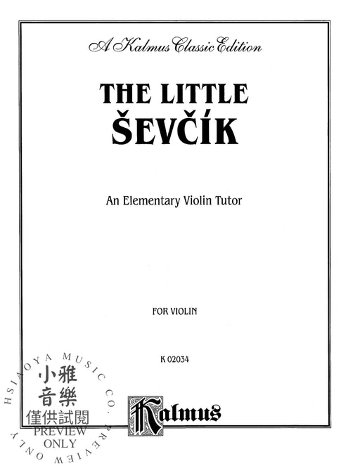 The Little Ševcík (An Elementary Violin Tutor) 小提琴 | 小雅音樂 Hsiaoya Music