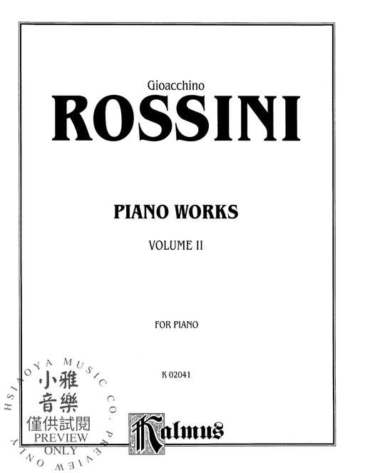 Piano Works, Volume II 羅西尼 鋼琴 | 小雅音樂 Hsiaoya Music