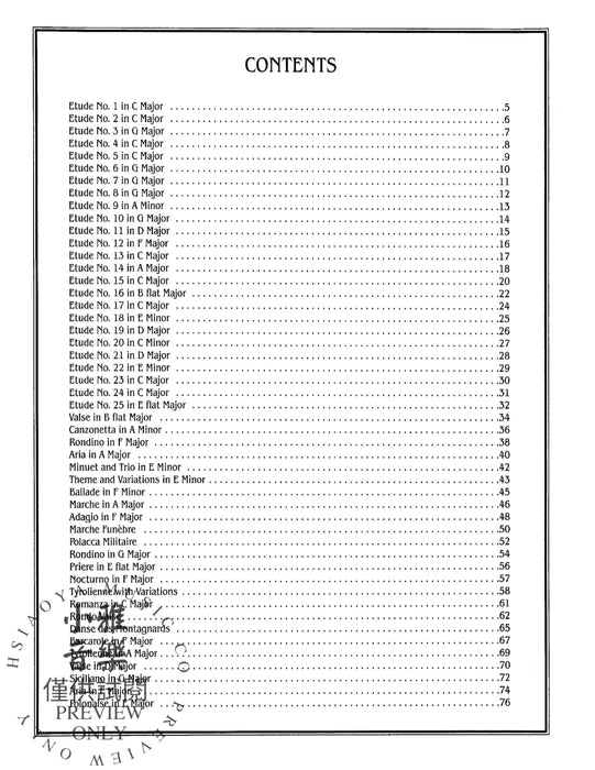Forty-nine Etudes, Opus 101 and 166 練習曲 作品 | 小雅音樂 Hsiaoya Music