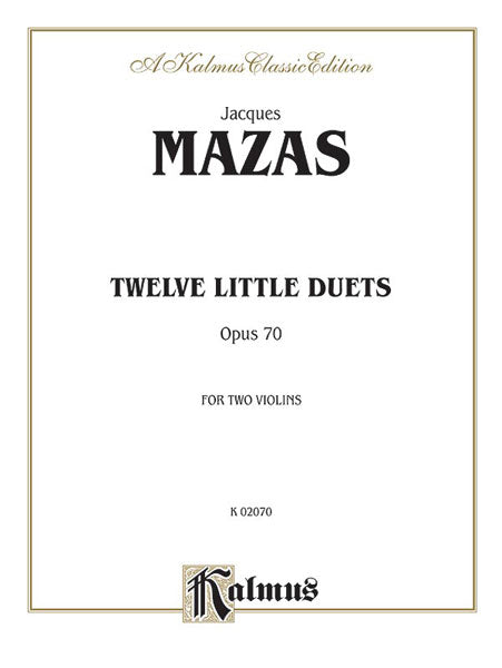 Twelve Little Duets, Opus 70 二重奏 作品 | 小雅音樂 Hsiaoya Music