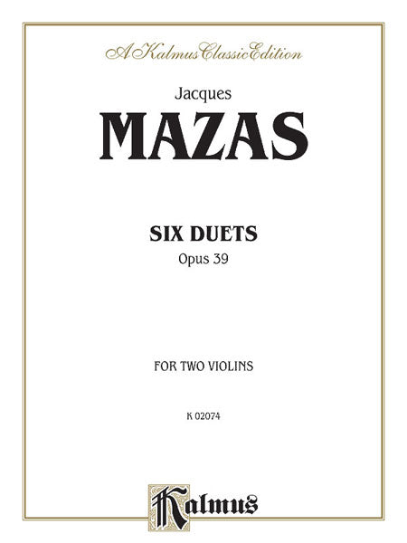 Six Duets, Opus 39 二重奏 作品 | 小雅音樂 Hsiaoya Music