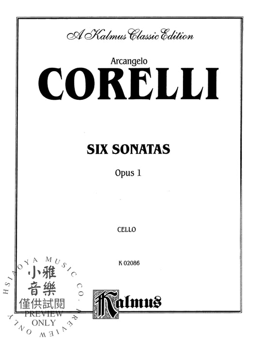 Six Sonatas, Opus 1 柯雷里阿爾坎傑羅 奏鳴曲 作品 | 小雅音樂 Hsiaoya Music