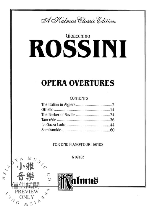 Opera Overtures 羅西尼 歌劇 序曲 | 小雅音樂 Hsiaoya Music