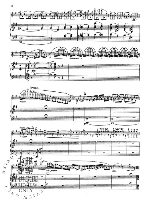 Souvenir de Moscou (Two Russian Airs), Opus 6 作品 | 小雅音樂 Hsiaoya Music