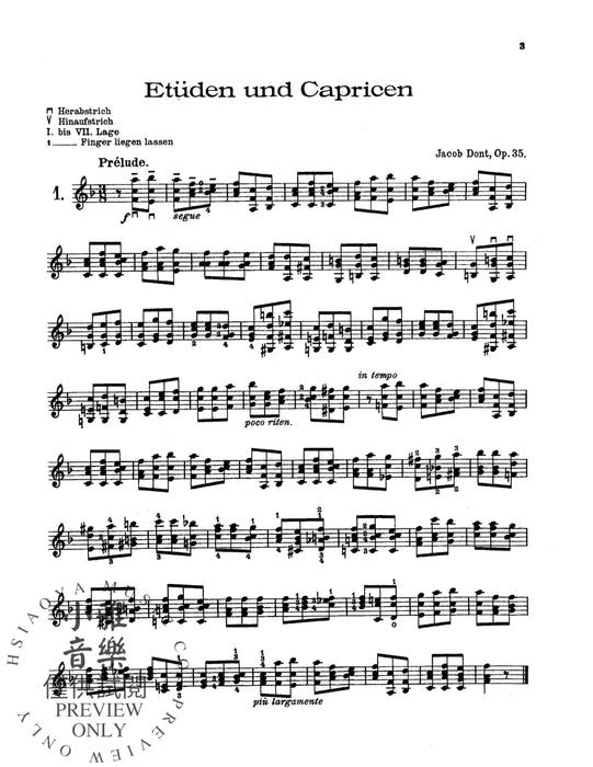 Etudes and Caprices, Opus 35 董特 練習曲 隨想曲 作品 | 小雅音樂 Hsiaoya Music