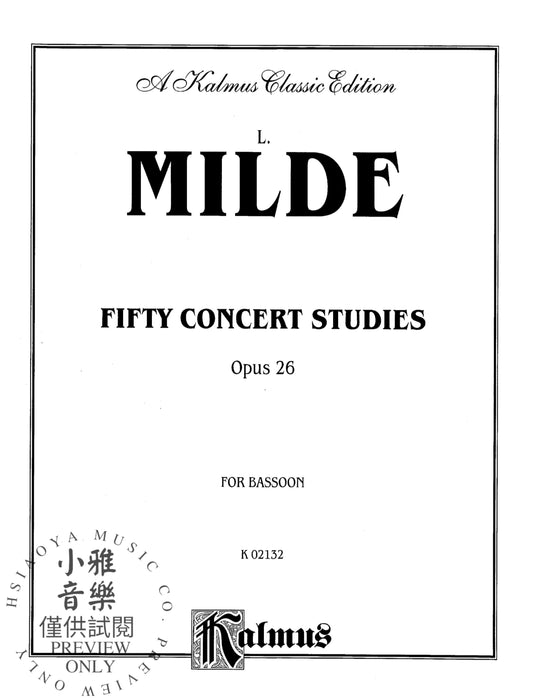 Fifty Concert Studies, Opus 26 音樂會 作品 | 小雅音樂 Hsiaoya Music