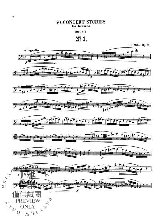 Fifty Concert Studies, Opus 26 音樂會 作品 | 小雅音樂 Hsiaoya Music