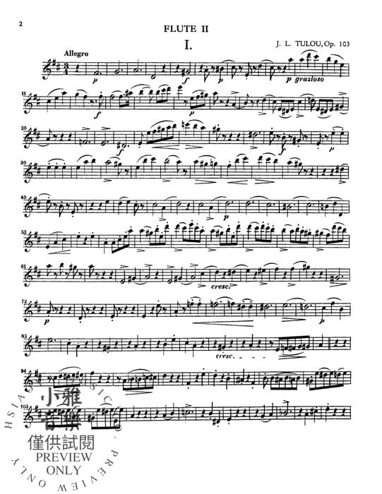 Six Duets, Opus 103 and 104 二重奏 作品 | 小雅音樂 Hsiaoya Music