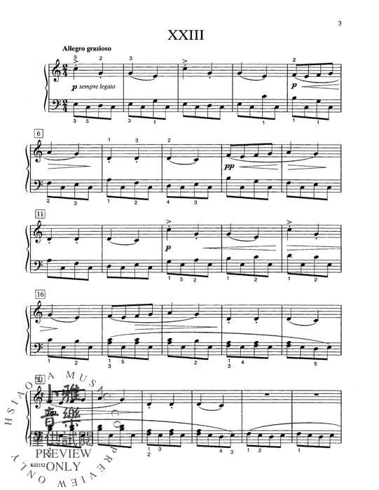 Piano Pieces for Children, Volume II Nos. 22-42 巴爾托克 鋼琴 小品 | 小雅音樂 Hsiaoya Music